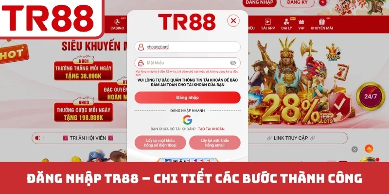 Đăng Nhập TR88 - Không Lo Bị Chặn, Thắng Lớn Mỗi Ngày