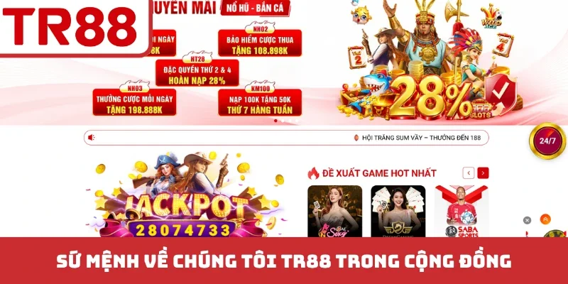 Về Chúng Tôi TR88 - Cam Kết Cá Cược An Toàn, Có Trách Nhiệm