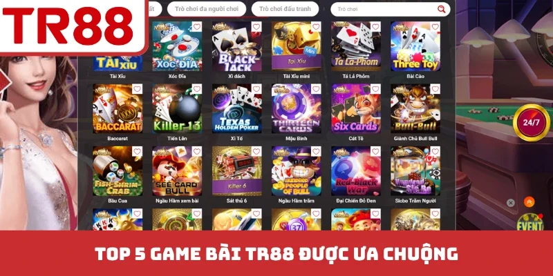 Game Bài TR88 - Tuyệt Đỉnh Sảnh 3D Và Chiến Thuật Độc Quyền